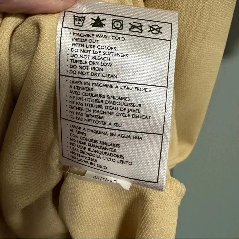 NWOT NIKE Fit Dry Fallen Oak Governor’s Cup Golf Polo Shirt Butter Yellow Size L